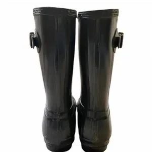 専用 HUNTER Rain boots black shoes 38 Hunter | Shoes | Hunter Classic Black Glossy Short Rain